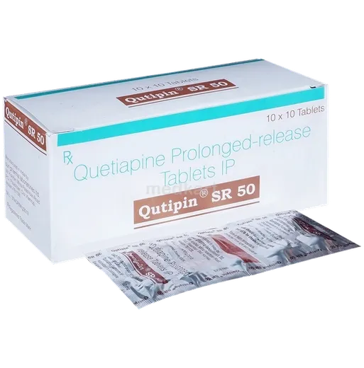 qutipin sr 50mg tablet 10's